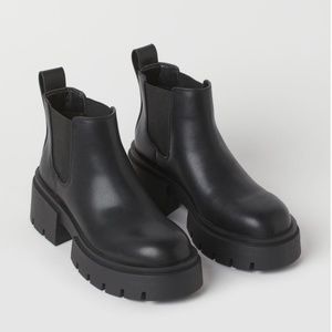 H&M Lug Sole Chelsea Boots
